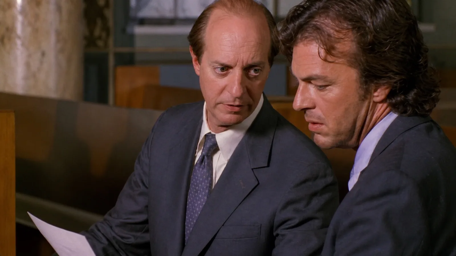 West and Kruck inside the courtroom