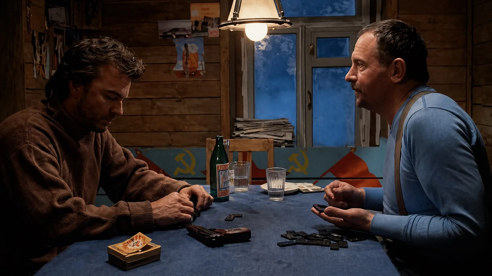 Jeffrey West and Kolya at a remote outpost